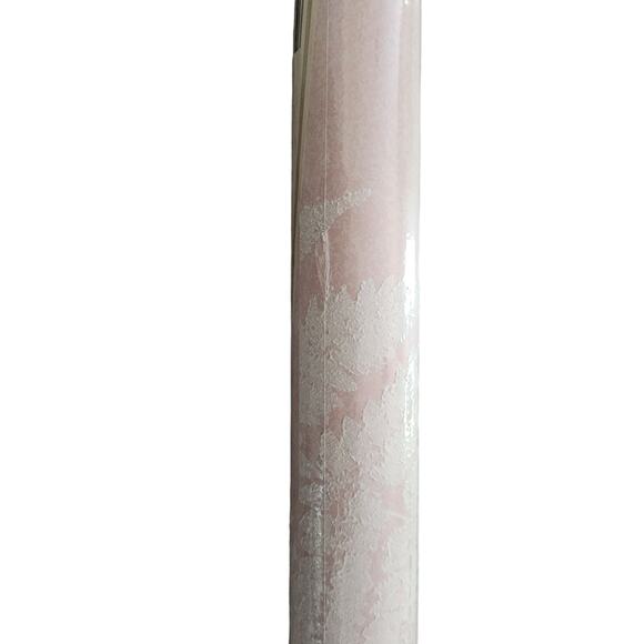 Wallpaper 2 New Rolls Carey Lind Pink White Textured Tropical 112 SQ FT Total - Picture 8 of 16
